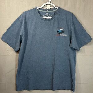 Ford F-Series Built Tough Graphic T-Shirt Blue Size L Truck Enthusiast Tee